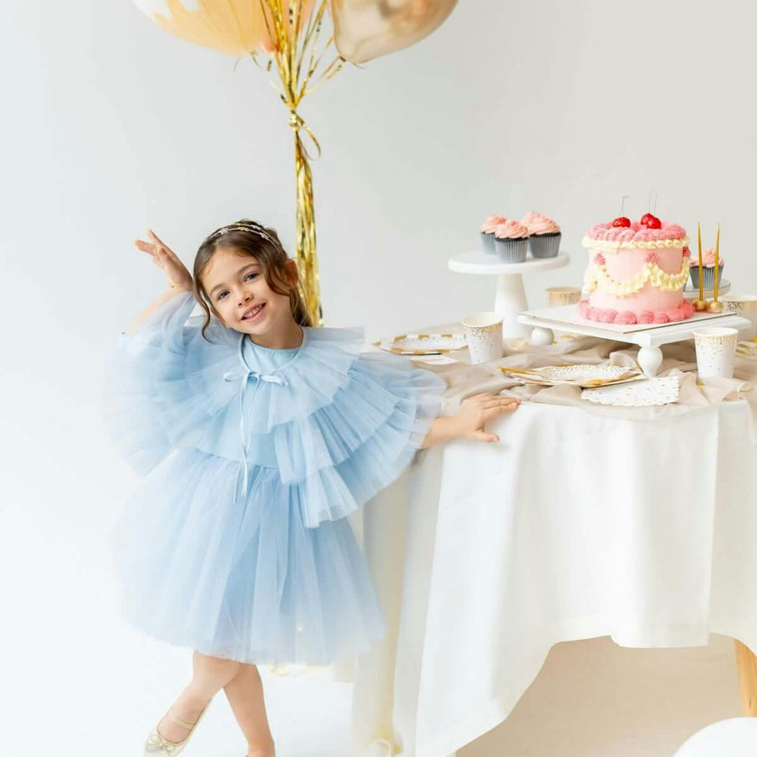 Cool Blue Dress Set