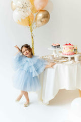 Cool Blue Dress Set