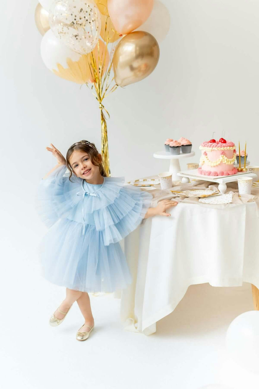Cool Blue Dress Set