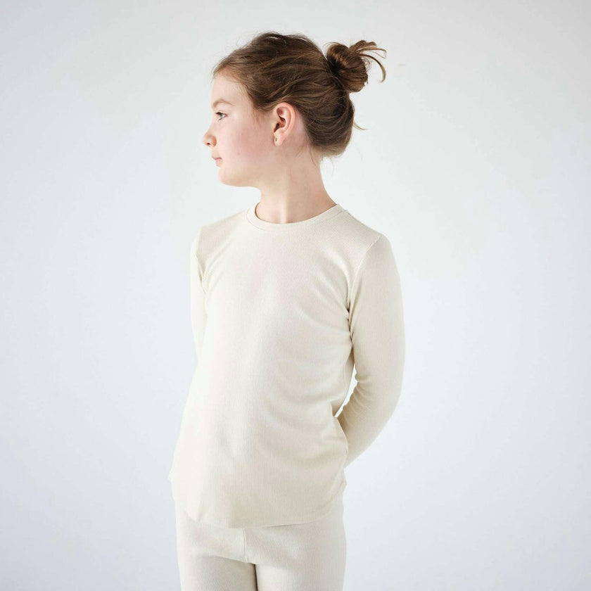 Rib Long Sleeve Top