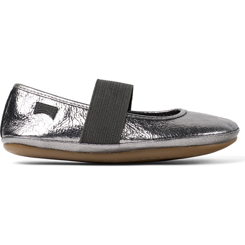 Girls Right Ballerina Flats, Grey