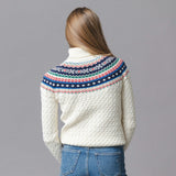 Organic Fair Isle Cable Sweater