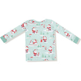 Golfing Santa and Elves - Long Sleeve Loungewear Set