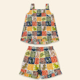 Kids Scarlett Top and Sienna Shorts Wild Tapestry