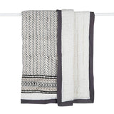 Block-Printed Cotton Crib Quilt