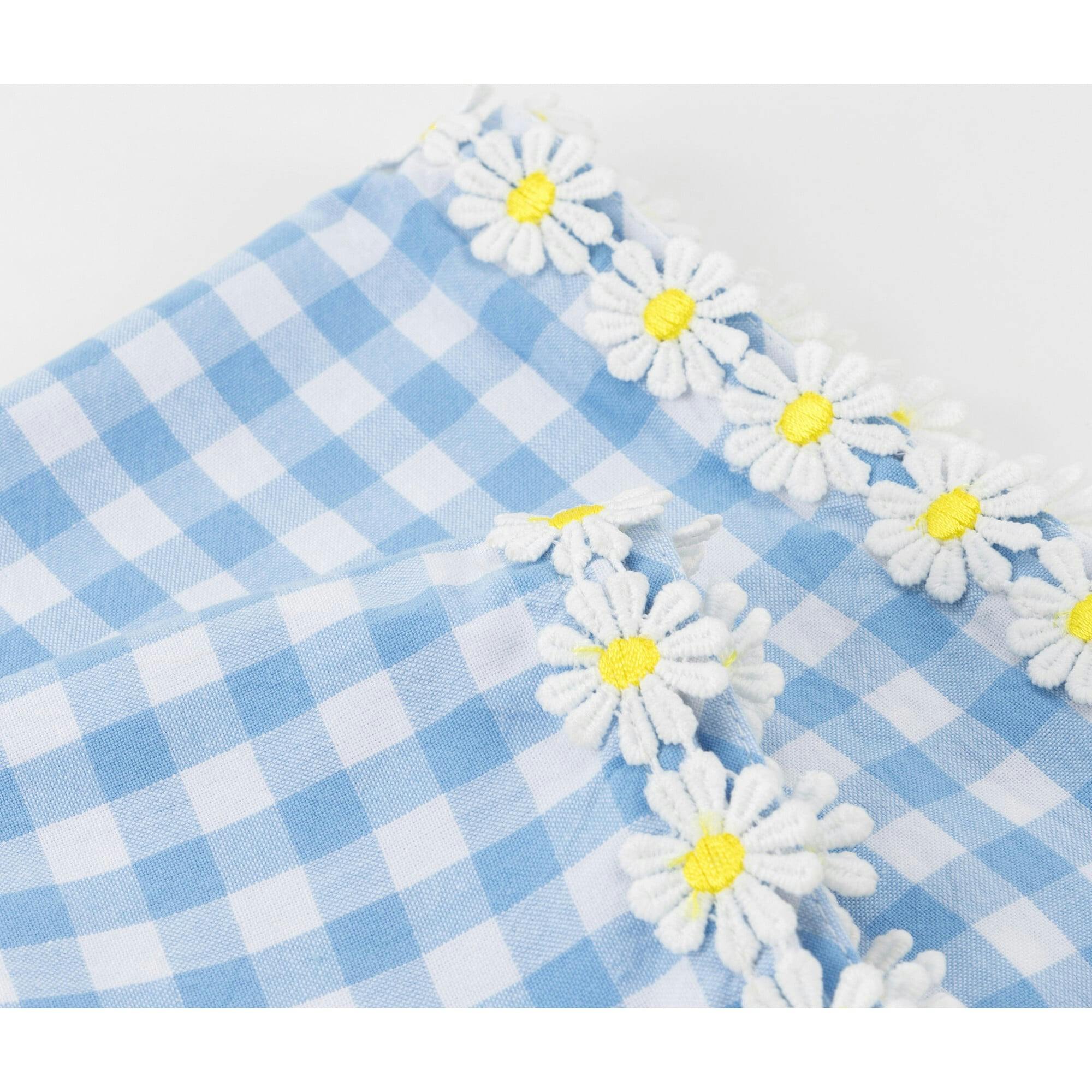Daisy Gingham Cloth Napkins