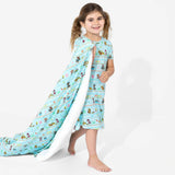 PAW Patrol: Easter Bamboo Girls' Short Sleeve Dress