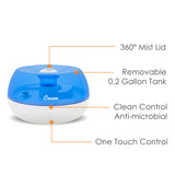 Crane .2 Gallon Compact Humidifier For Nursery (Blue)