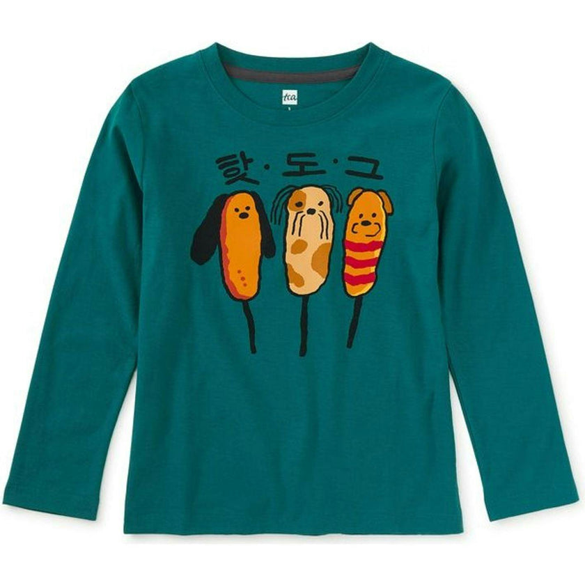Sareok's Corn Dogs Graphic Tee, Green