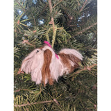Shih Tzu Hand Knit Christmas Ornament