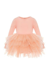 Salmon Peony Tutu Dress