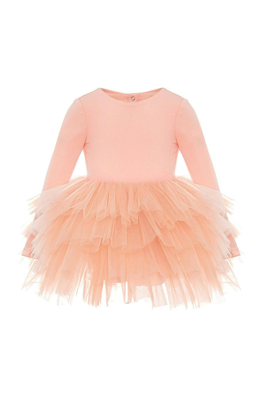 Salmon Peony Tutu Dress