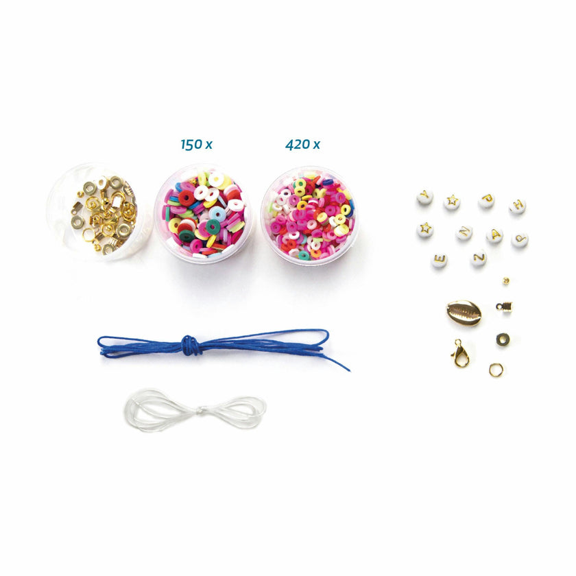 Bijoux Box - Heishi Beads Bracelets - Cobalt - 7y+