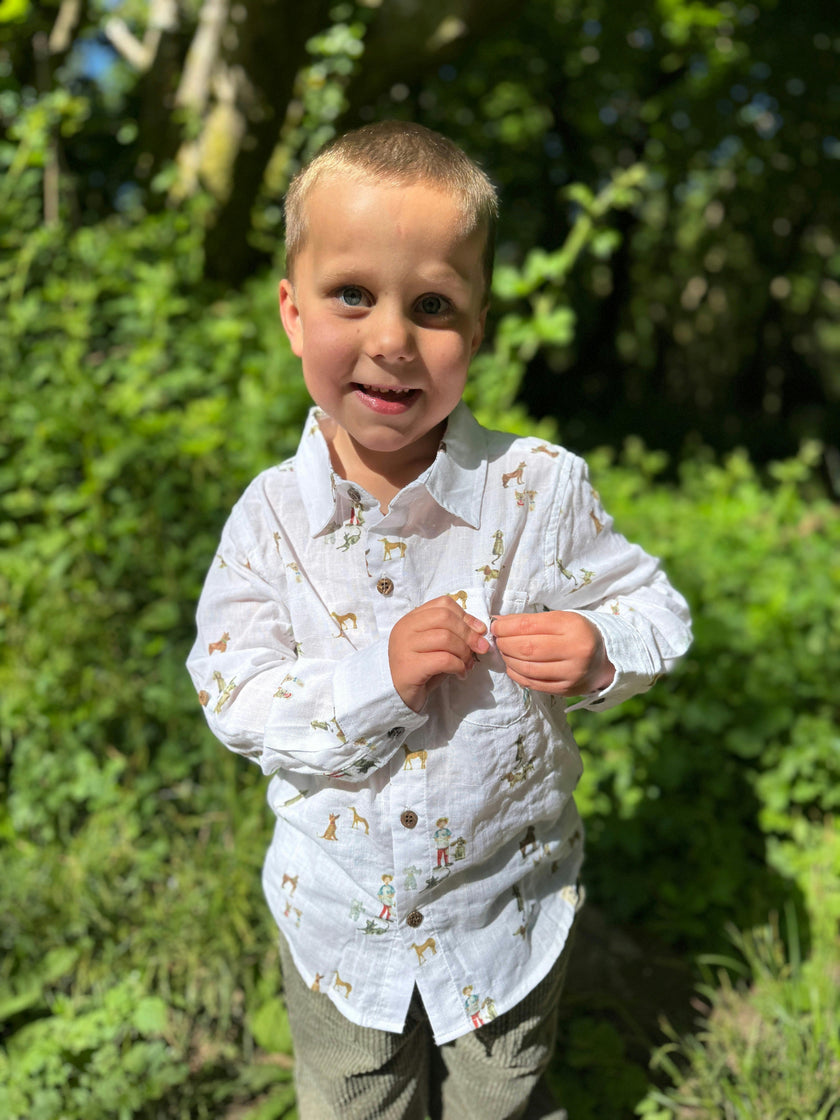 HENRY All Over Print Graphic Shirt