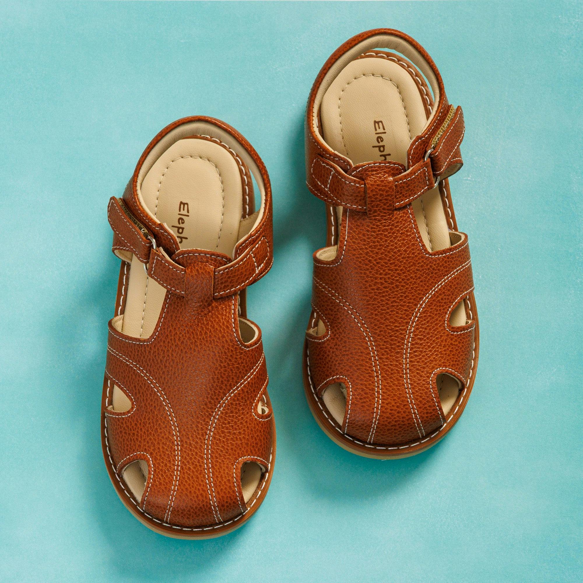 Spencer Sandal | Caramel Leather