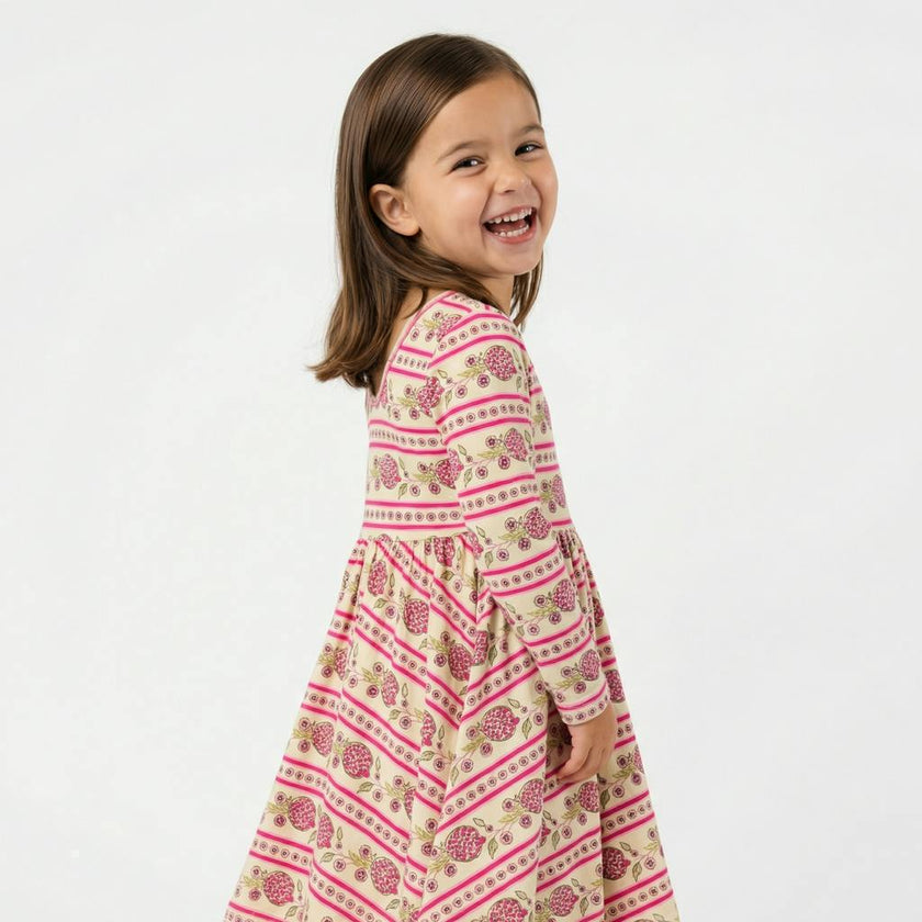 Pomegranate Soiree Bamboo Twirl Dress