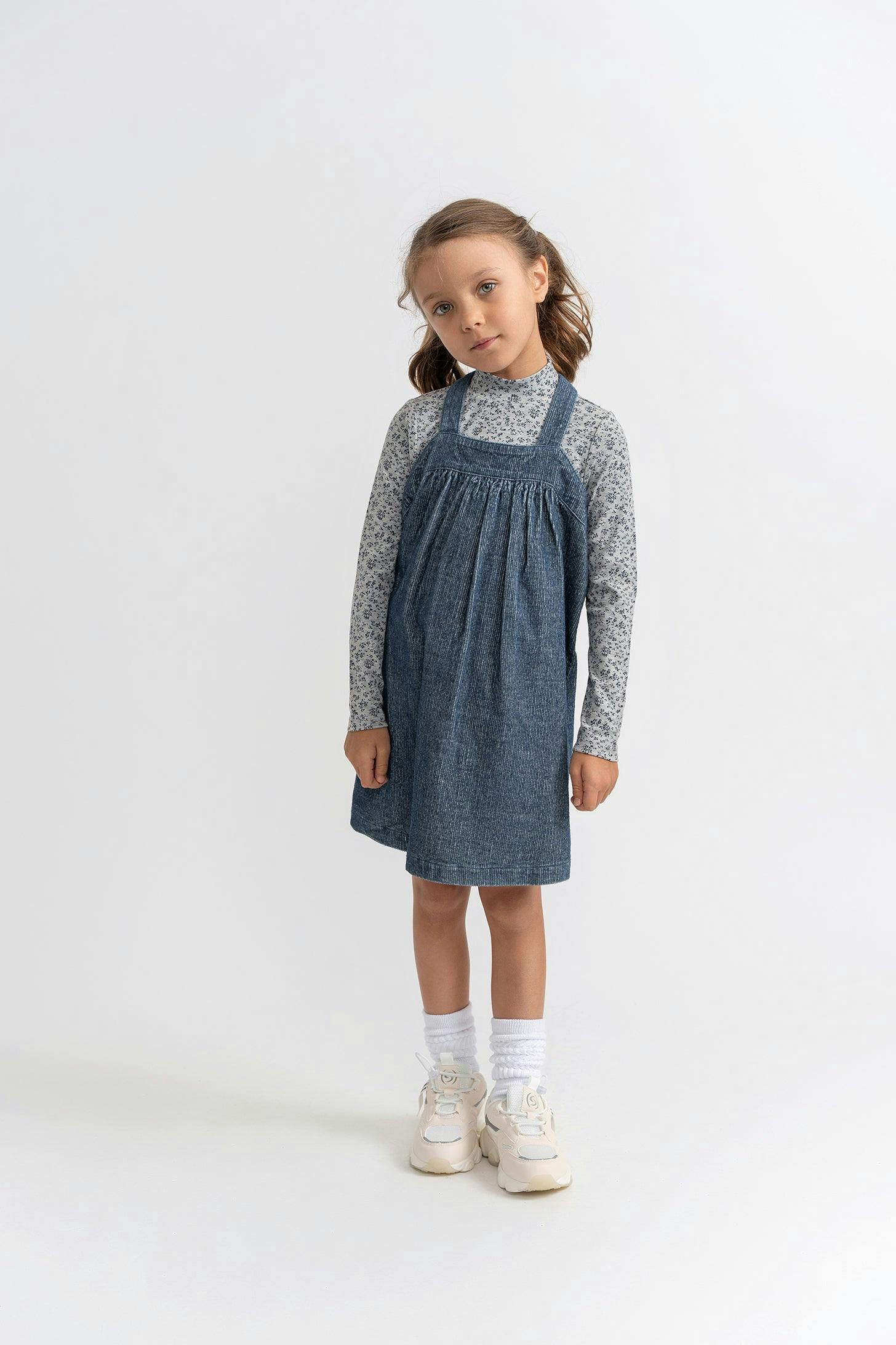 Rib Denim Jumper