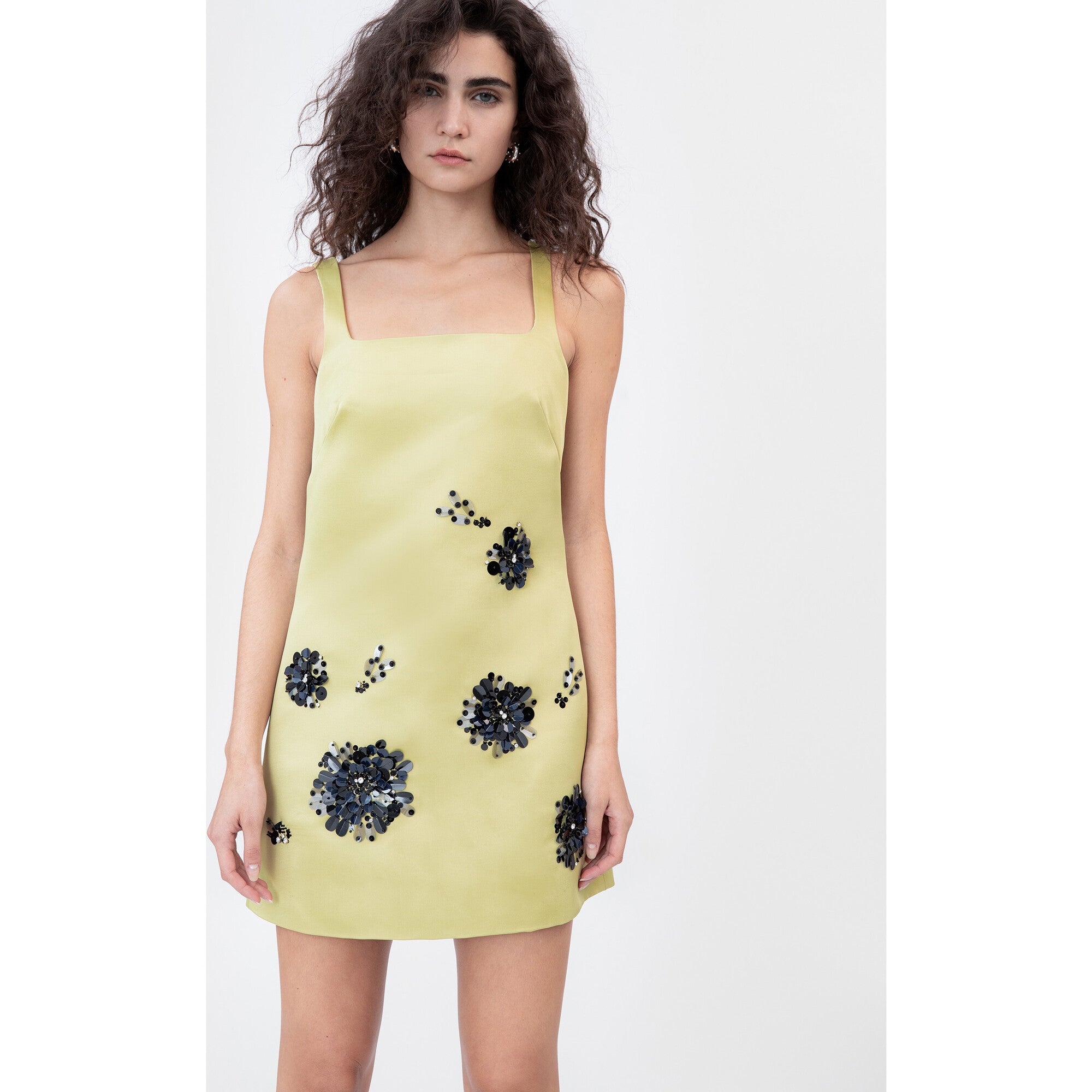 Women's Barton Embellished Dress, Green