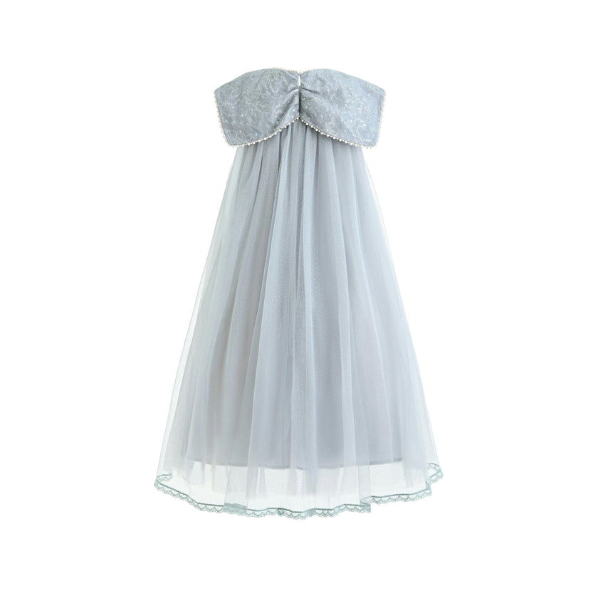 Blue Tulle Party Dress