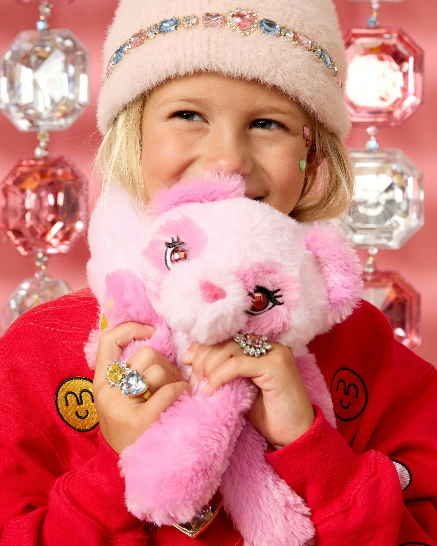 Cotton Candy Jeweled Scarf