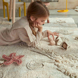 Seabed Washable Rectangle Play Rug