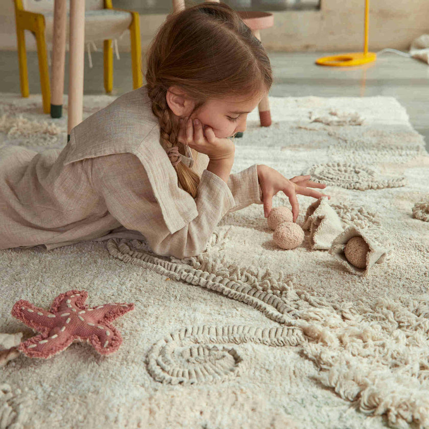 Seabed Washable Rectangle Play Rug