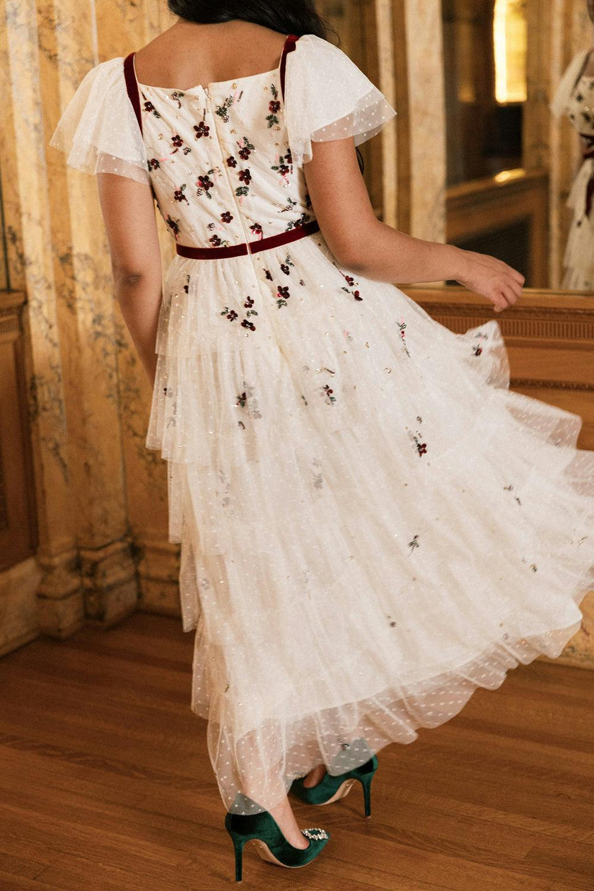 Bellagio Dress in Ivory