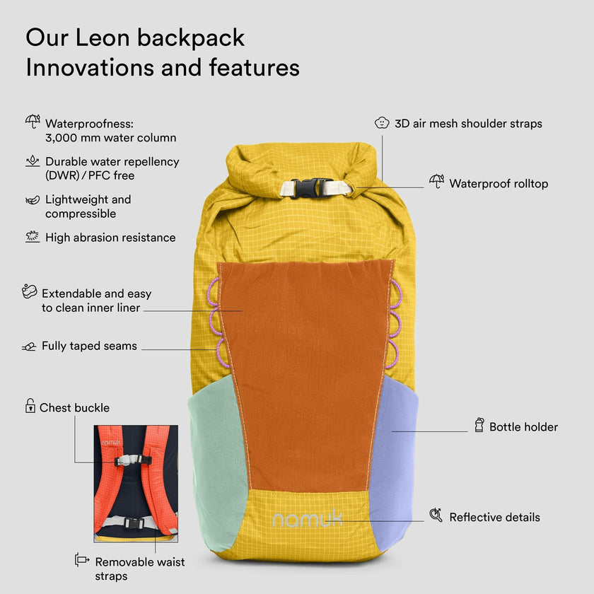 Leon backpack 20L Upcycled