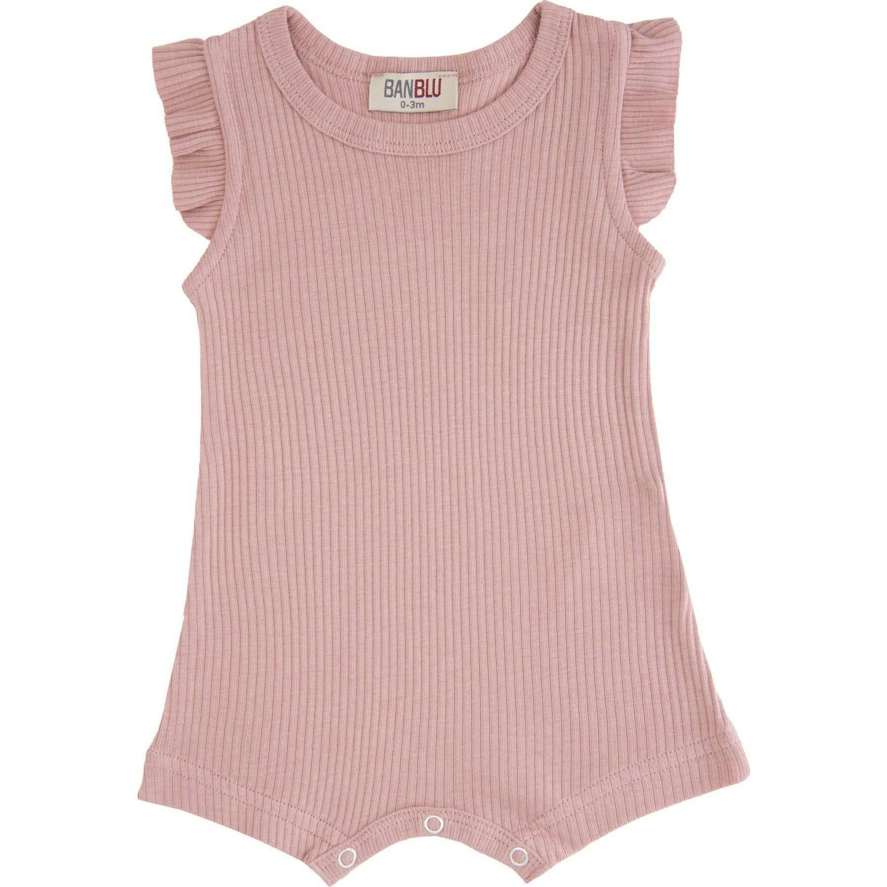 Rose Ruffle Modal Romper