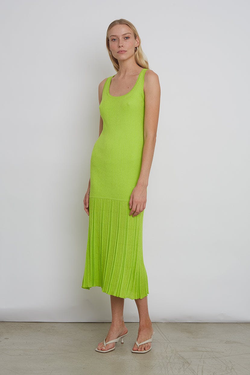 ANGELINA DRESS | NEON LIME | LAST ONE!