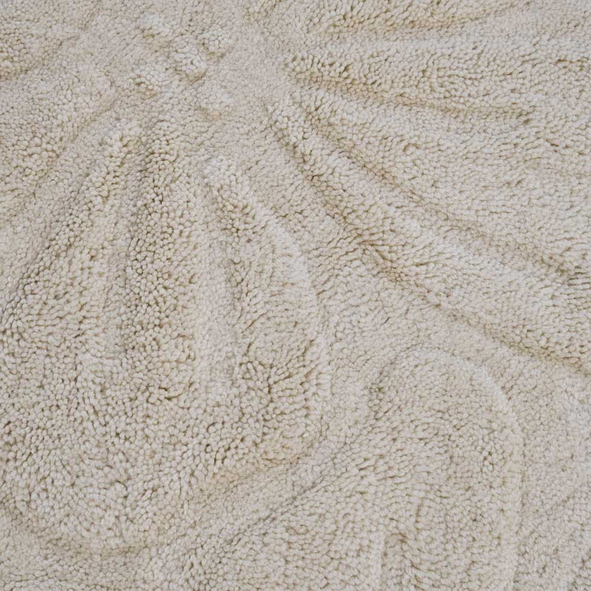 Floral Field Washable Wool Area Rug