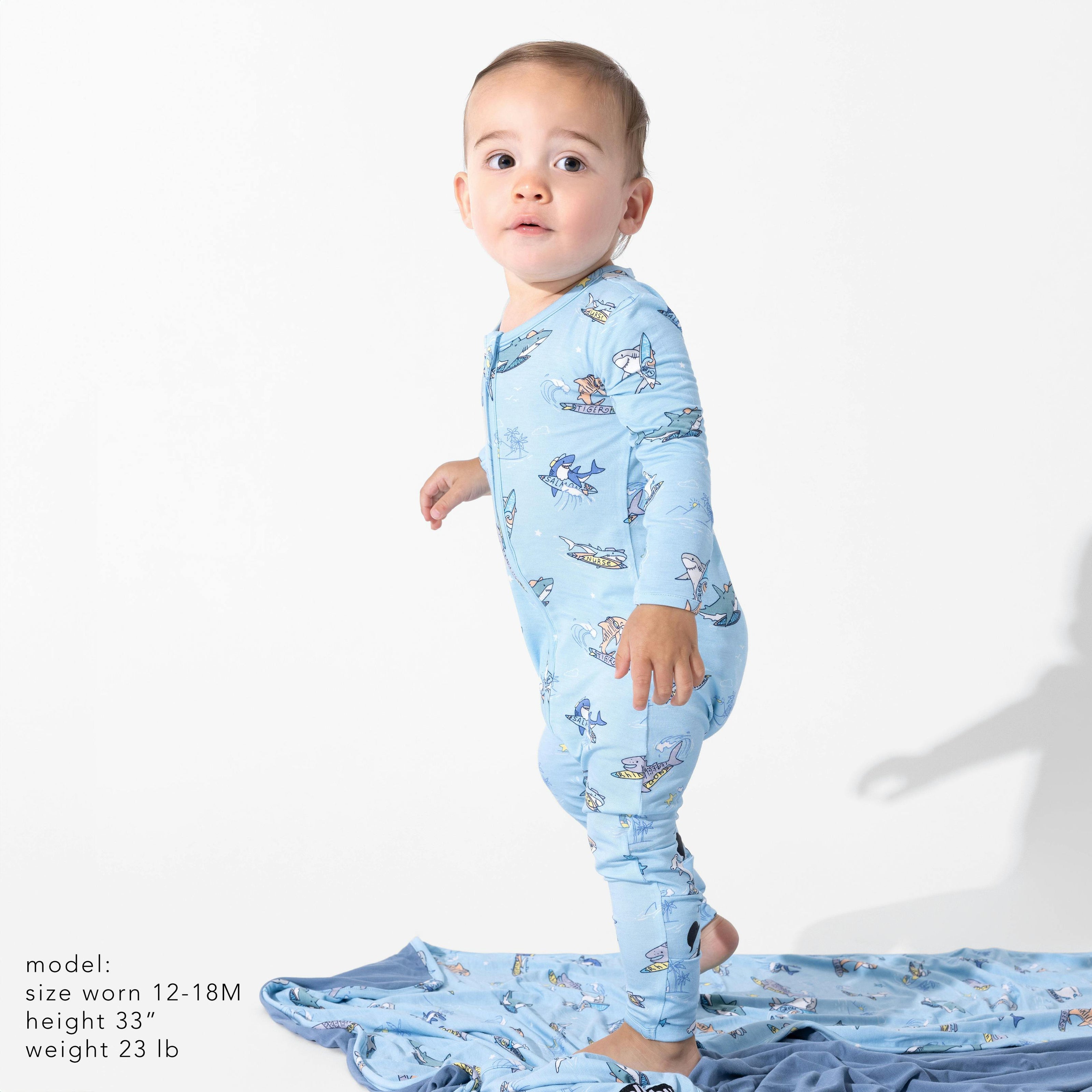 School Bamboo Convertible Footie