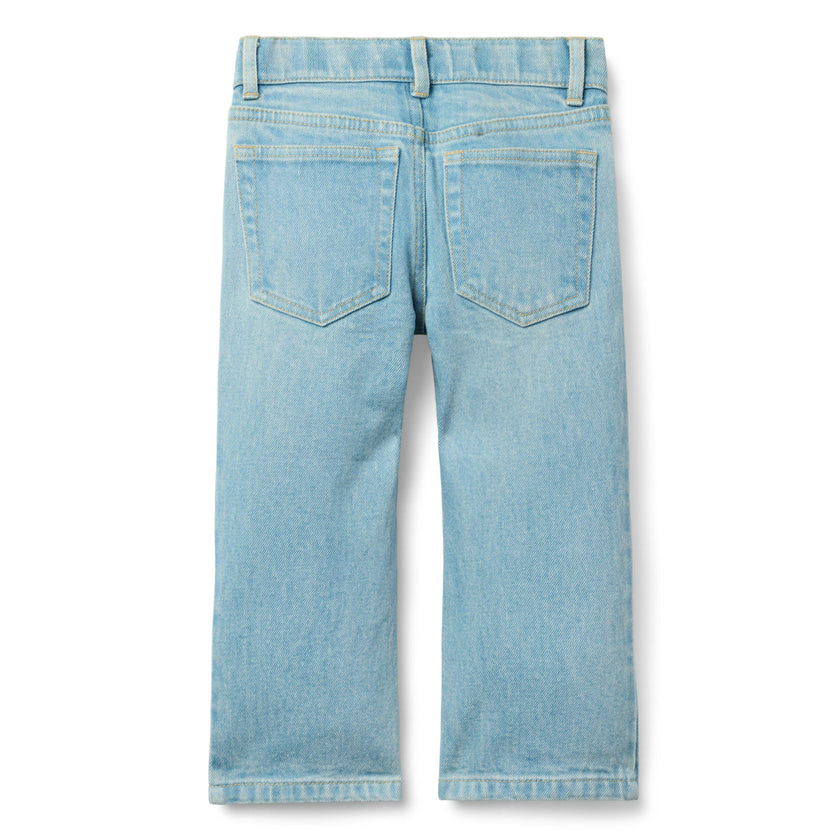 Straight Jean In Finley Wash, blue
