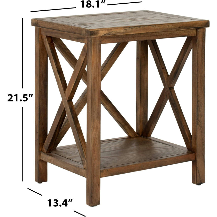 Candence Cross Back End Table