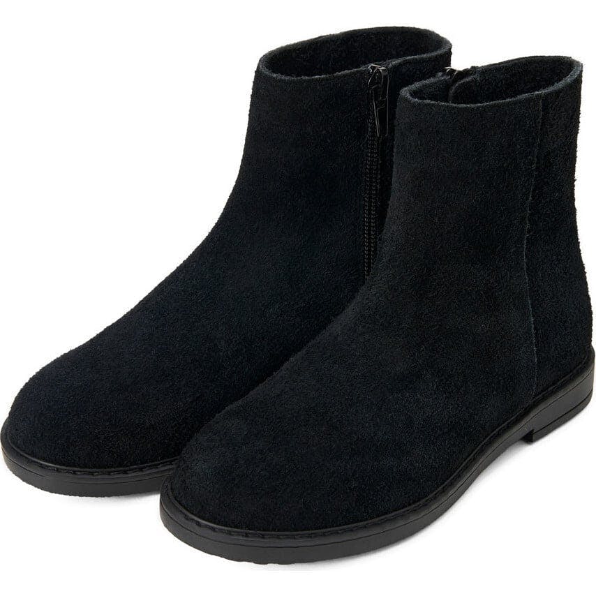Sebastian Suede Zipper Chelsea Boots