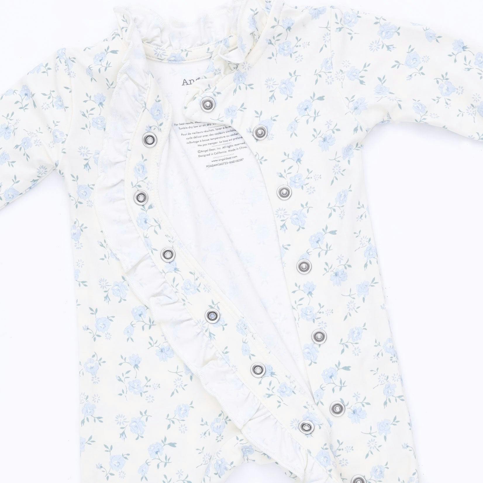 Rose Briar - Kimono Ruffle Snap Footie
