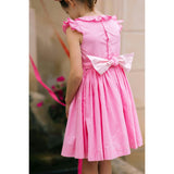 Tulip Gingham Frilled Cap Sleeve Smocked Dress