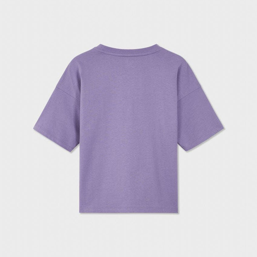 Relaxed Organic Cotton T-Shirt With SOW Sun Print