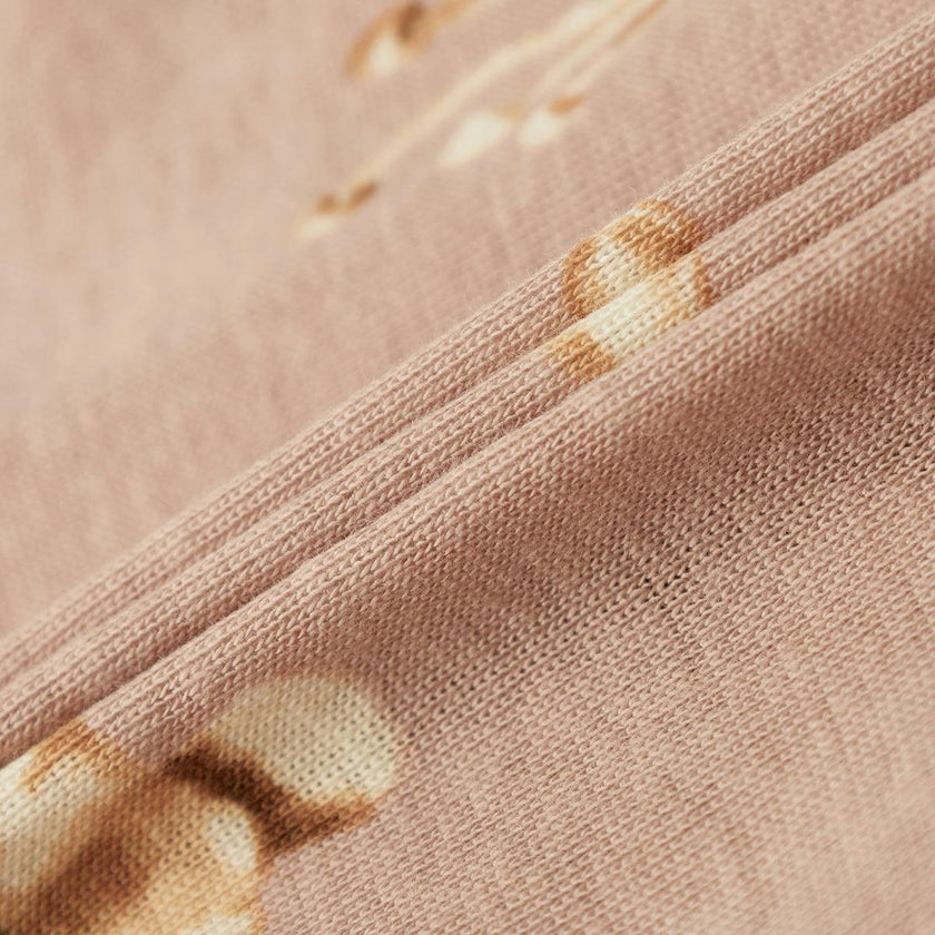 Mushroom Organic Cotton Zipper Pajama