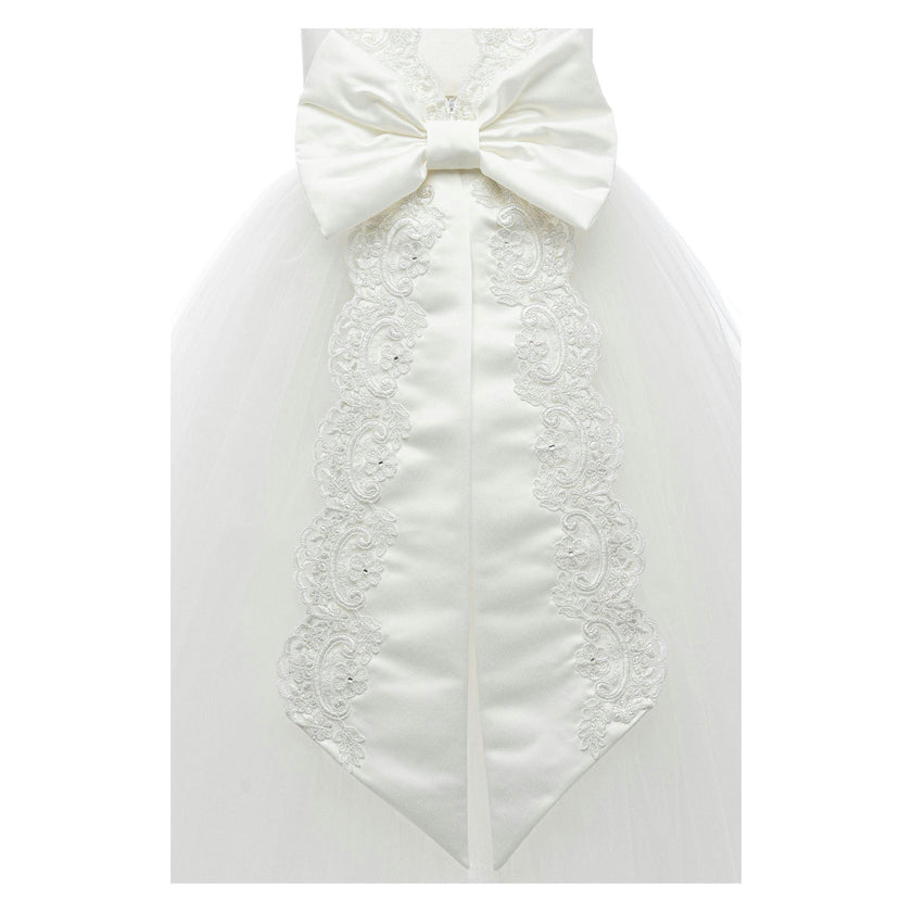 White Emilia Lace Waist Dress