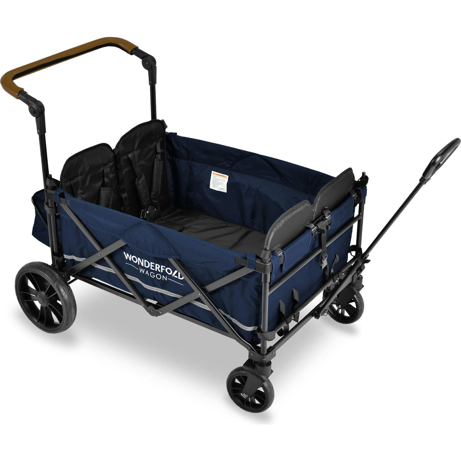 Pull & Push Quad Stroller Wagon 4 Seater