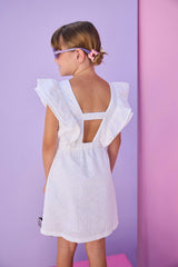 Sadie Dress - White Embroidery