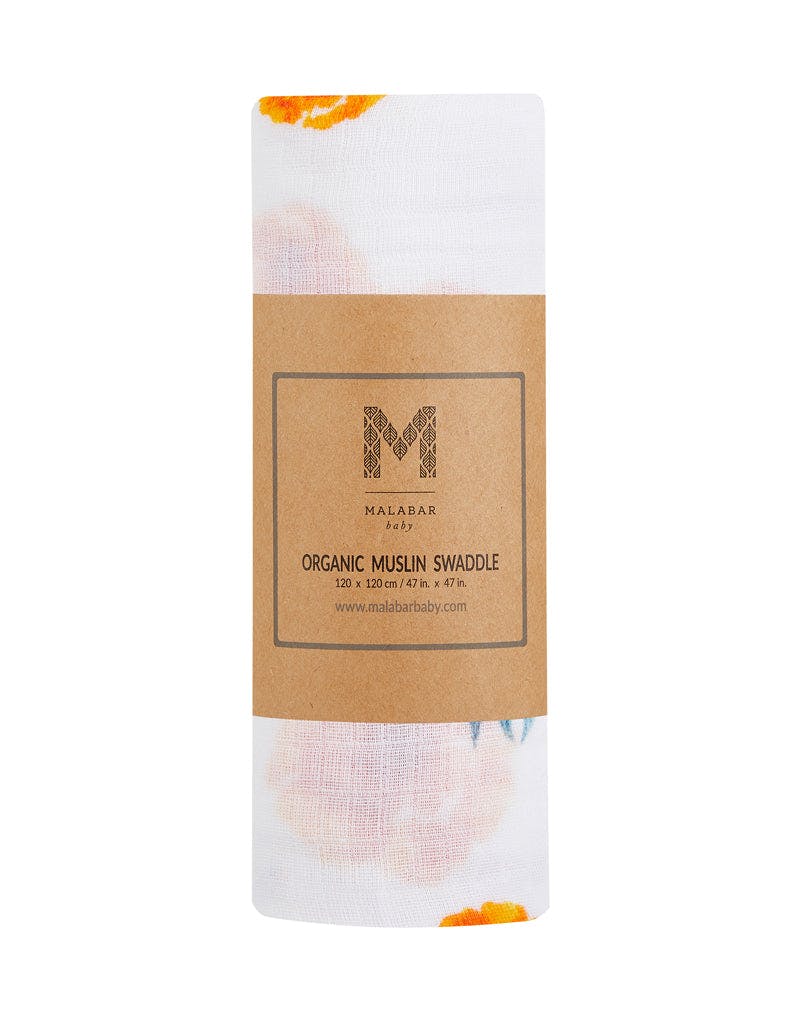 Organic Cotton Muslin Swaddle