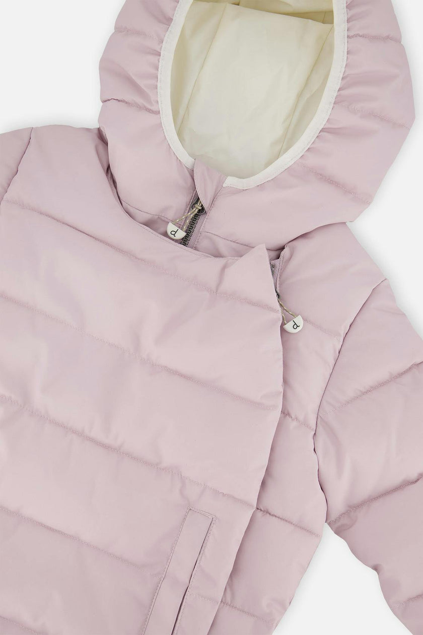 Winter Jacket Adapted For Car Seats Lavender