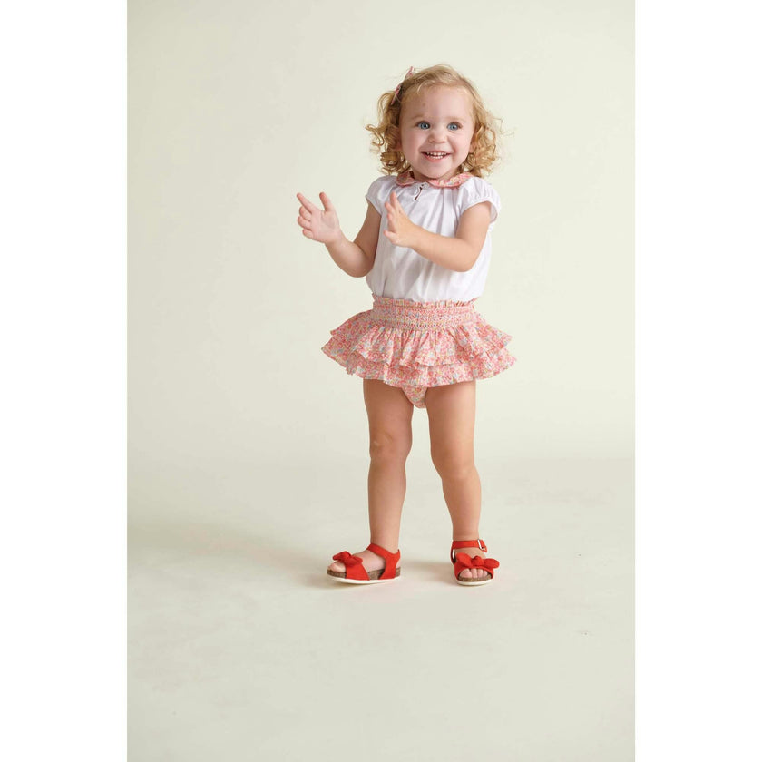 Hand-Smocked Baby Skort Lilou