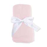 Solid Veiled Pink Rib - Swaddle Blanket