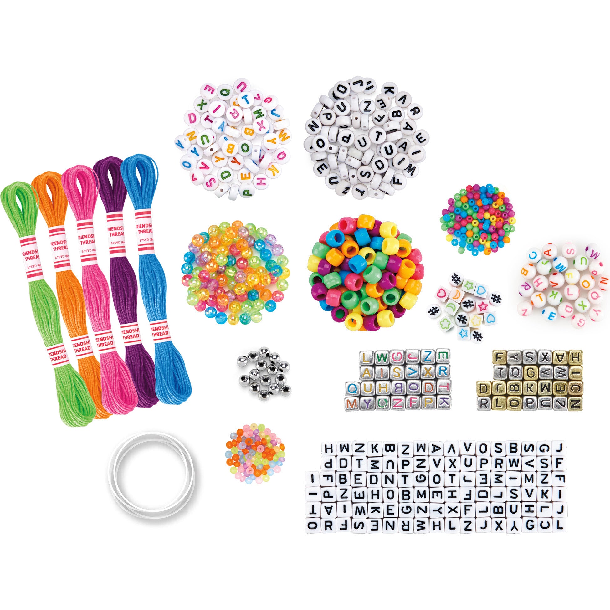 Shimmer 'N Sparkle: ABC Fashion Bead Bracelets