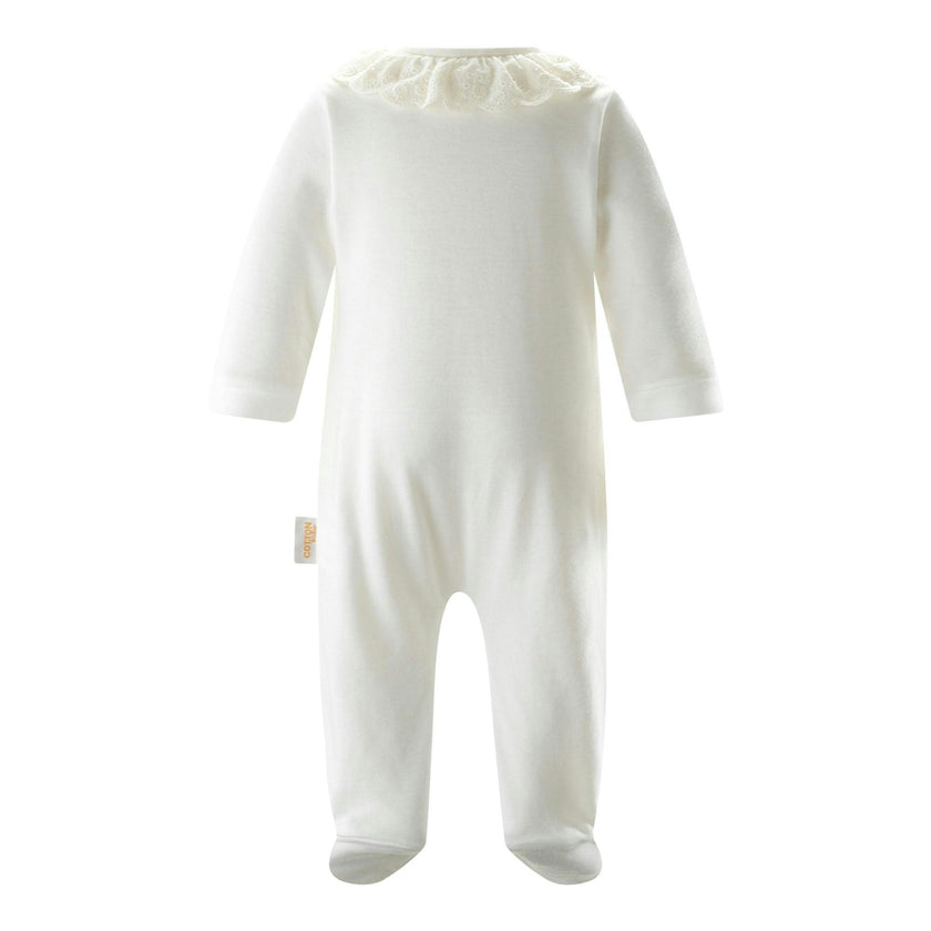 Broderie Collar Babygro