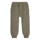 Organic Fleece Jogger Pants - Olive