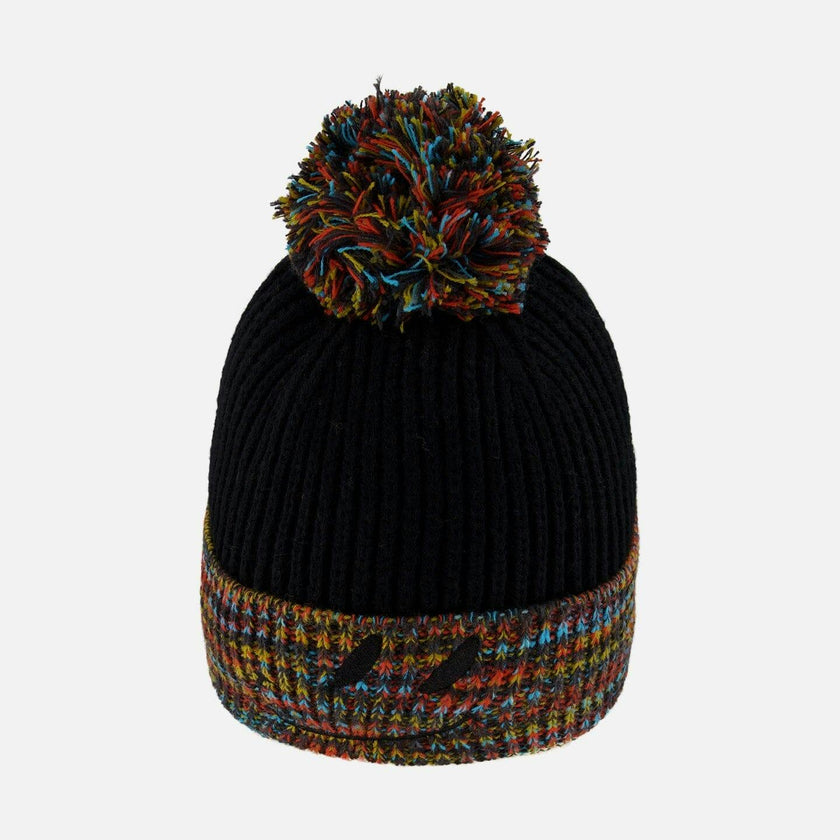 Lined Knit Winter Hat with Pompom